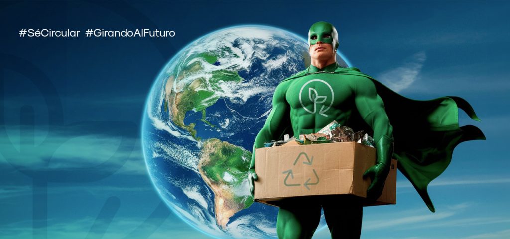 héroe del reciclaje