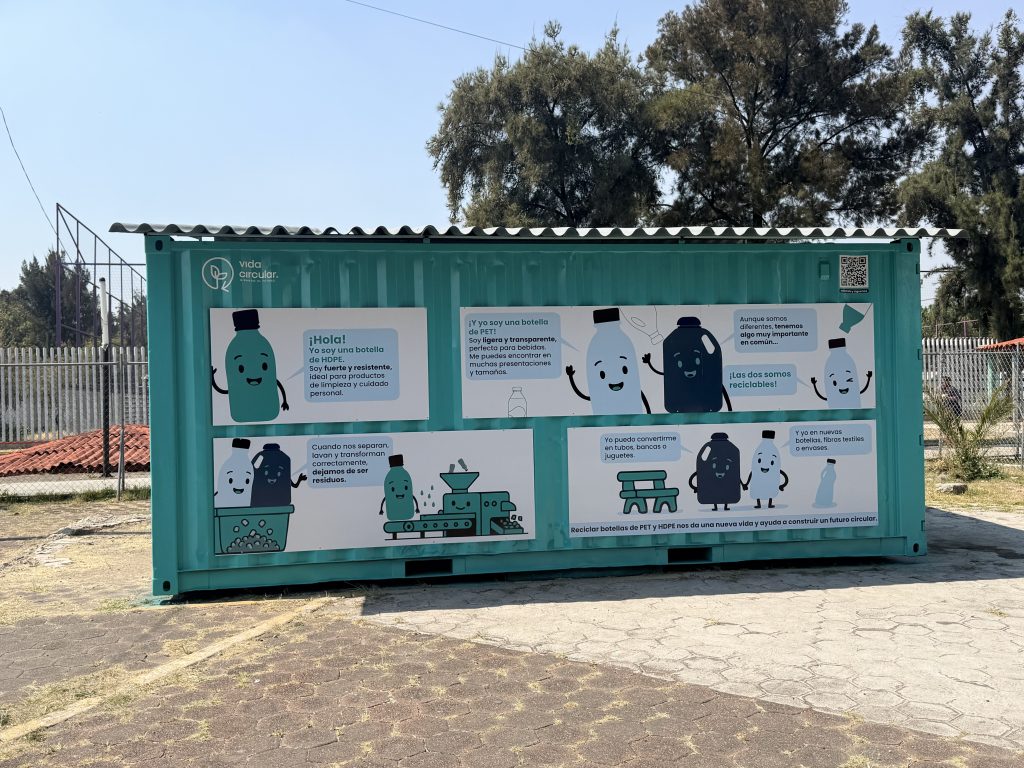 Recycling point and circular economy